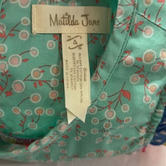 Matilda Jane Apple print tunic and ruffled short bundle EUC size 4 - Picture 12 of 15